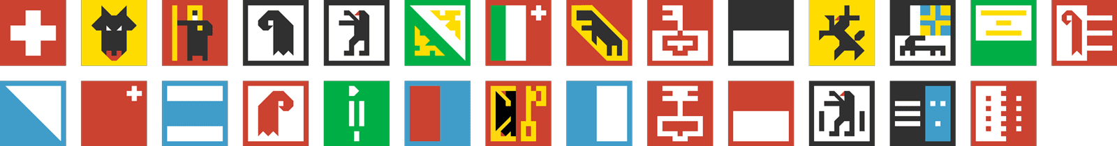Swiss canton icons